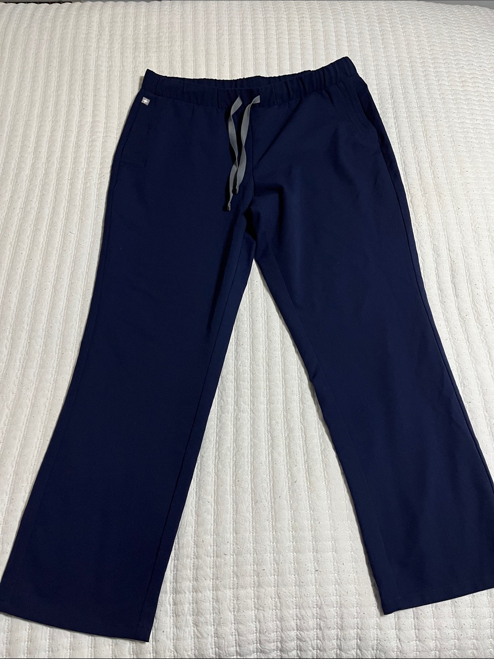 Figs Men's Navy Elastic Drawstring Joggers